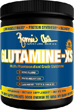 Glutamine-XS, 300 g, Ronnie Coleman. Glutamine. Mass Gain recovery Anti-catabolic properties 