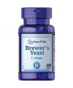 Brewers Yeast, 500 pcs, Puritan's Pride. Special supplements. 