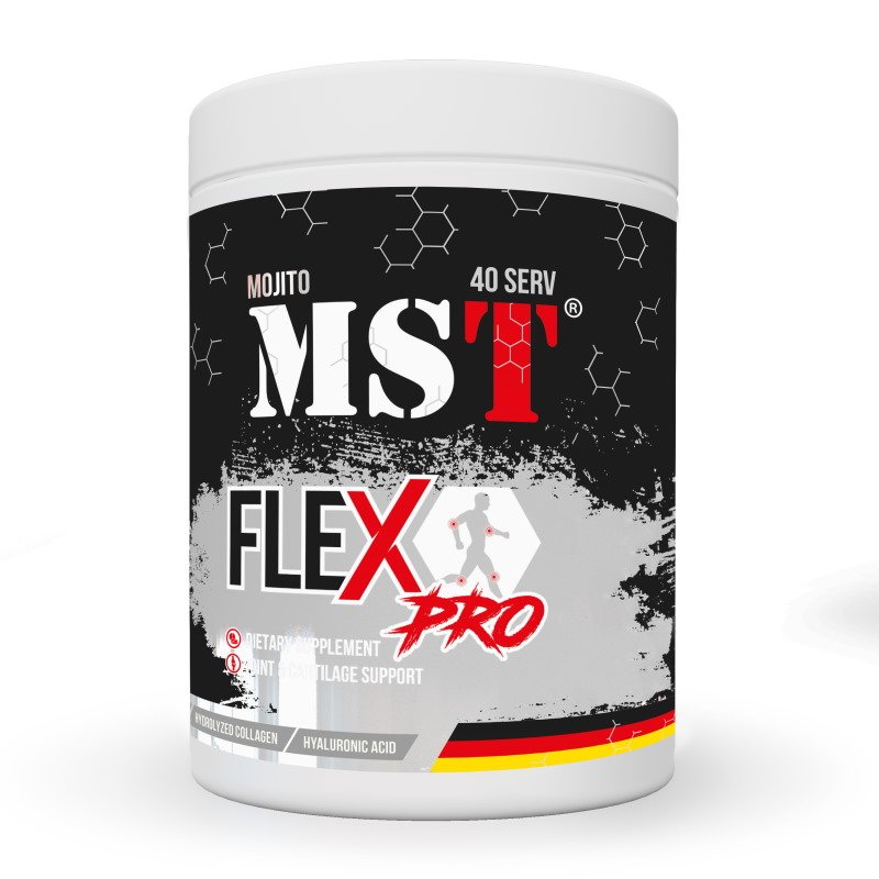 Для суставов и связок MST Flex Pro, 420 грамм Мохито,  ml, MST Nutrition. For joints and ligaments. General Health Ligament and Joint strengthening 