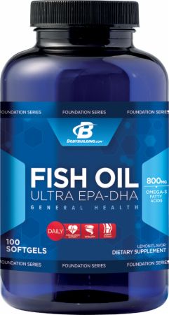 Fish Oil, 100 pcs, Bodybuilding.com. Omega 3 (Fish Oil). General Health Ligament and Joint strengthening Skin health CVD Prevention Anti-inflammatory properties 