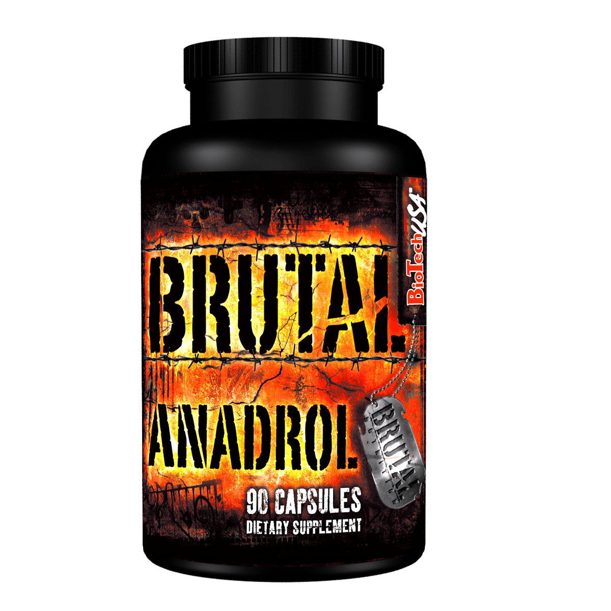 Brutal Anadrol, 90 шт, BioTech. Бустер тестостерона. Поддержание здоровья Повышение либидо Aнаболические свойства Повышение тестостерона 