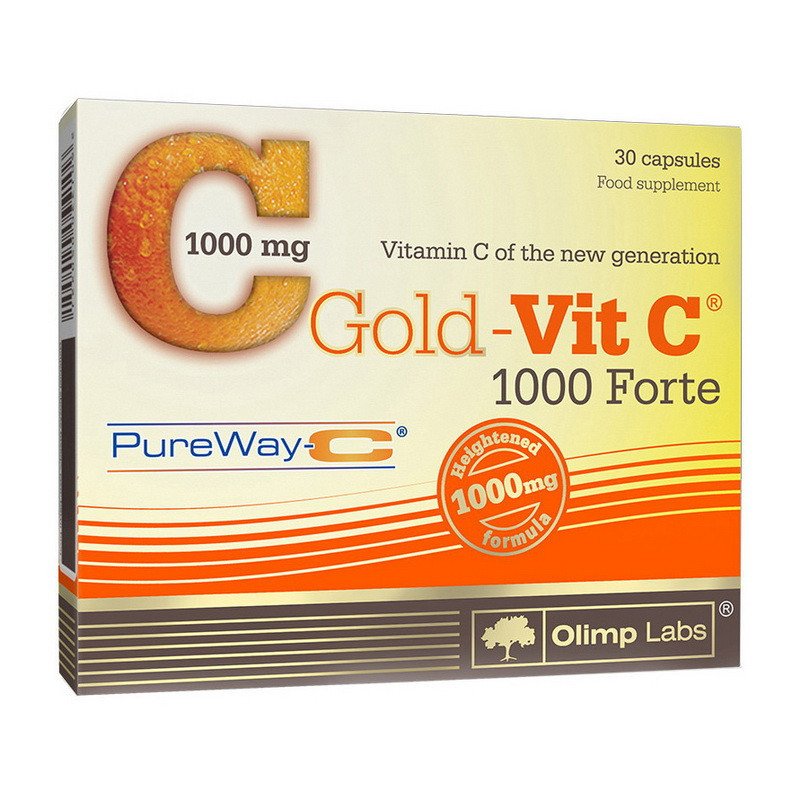 Витамин C Olimp Gold-Vit C 1000 Forte (60 капс) олимп,  мл, Olimp Labs. Витамин C. Поддержание здоровья Укрепление иммунитета 