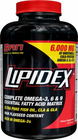 Lipidex, 180 piezas, San. Omega 3 (Aceite de pescado). General Health Ligament and Joint strengthening Skin health CVD Prevention Anti-inflammatory properties 