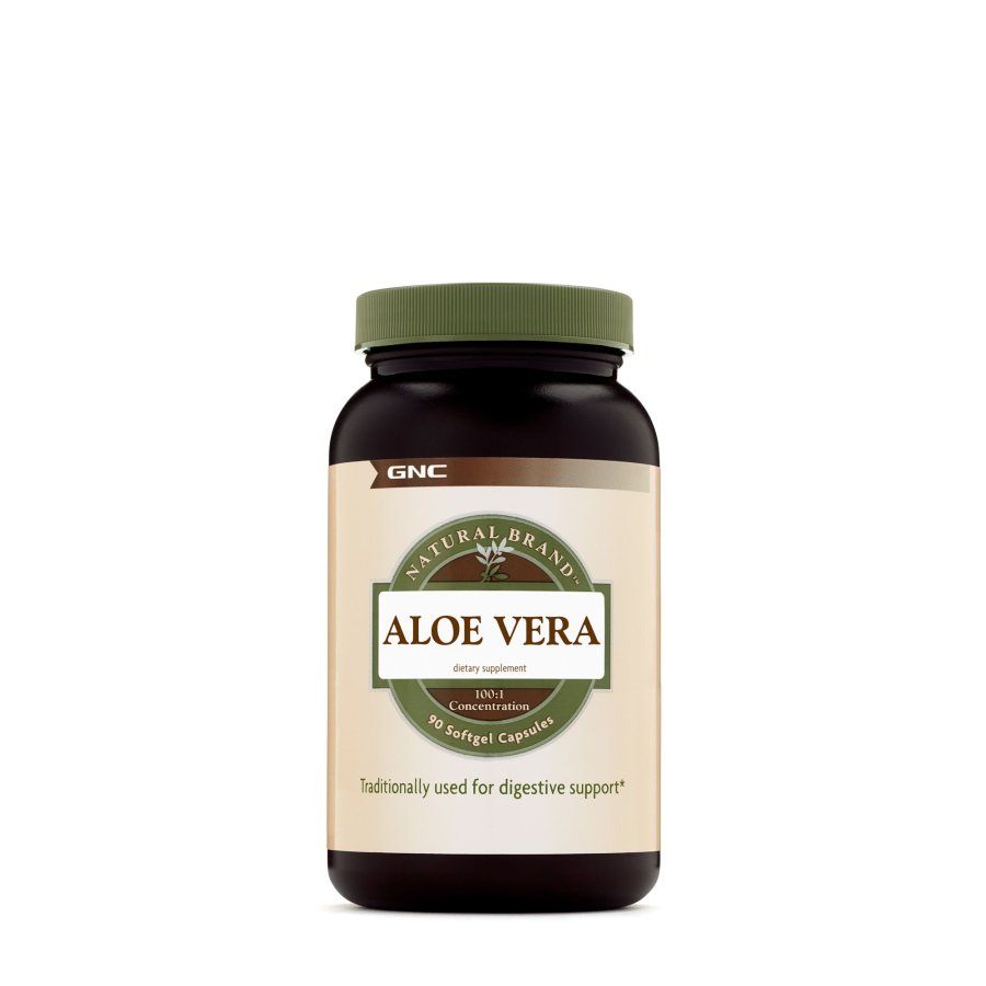 Натуральная добавка GNC Natural Brand Aloe Vera, 90 капсул,  мл, GNC. Hатуральные продукты. Поддержание здоровья 