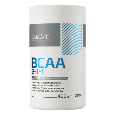 OstroVit Extra Pure BCAA 2:1:1 OstroVit 400 g Orange, , 400 г