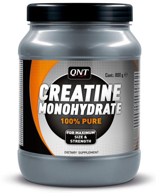 Creatine Monohydrate, 800 г, QNT. Креатин моногидрат. Набор массы Энергия и выносливость Увеличение силы 