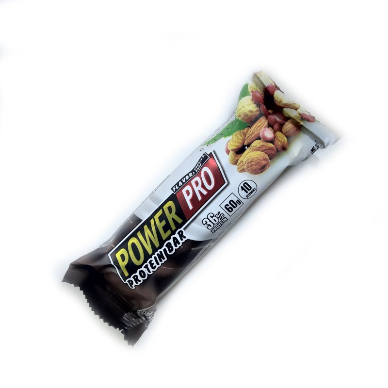 Батончик Power Pro 36% с орехами Nutella, 60 грамм Йогурт орех Nutella,  ml, Power Pro. Bar. 