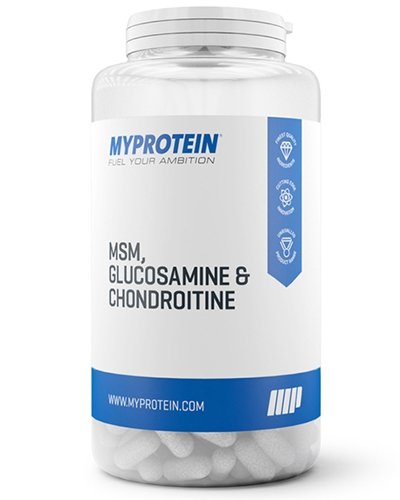 MSM Glucosamine Chonrdoitine, 120 piezas, MyProtein. Para articulaciones y ligamentos. General Health Ligament and Joint strengthening 