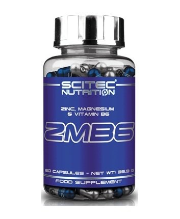 Витамины и минералы Scitec ZMB6, 60 капсул,  ml, Scitec Nutrition. Vitamins and minerals. General Health Immunity enhancement 