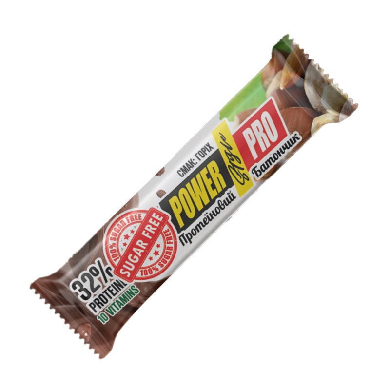 Батончик Power Pro 32% с орехами Nutella , 60 грамм Sugar Free,  ml, Power Pro. Bar. 