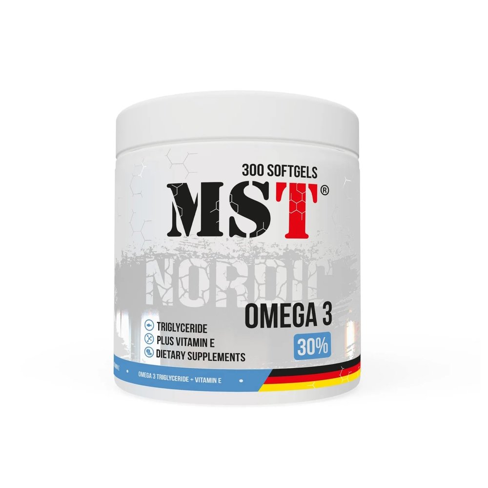 Жирные кислоты MST Nordic Fish Oil Triglyceride, 300 капсул,  мл, MST Nutrition. Жирные кислоты (Omega). Поддержание здоровья 