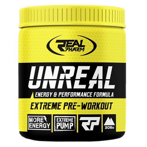 Unreal, 306 g, Real Pharm. Pre Entreno. Energy & Endurance 