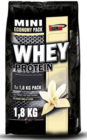 Whey Protein, 1800 g, Vision Nutrition. Whey Concentrate. Mass Gain स्वास्थ्य लाभ Anti-catabolic properties 