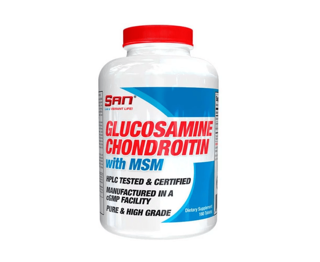 San Хондропротектор SAN Glucosamine Chondroitin MSM 180 tabs, , 