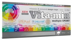 Vita-Min Multiple Sport, 60 pcs, Olimp Labs. Vitamin Mineral Complex. General Health Immunity enhancement 
