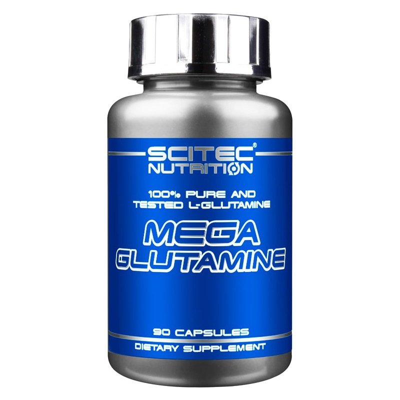 Scitec Nutrition Аминокислота Scitec Mega Glutamine, 90 капсул, , 