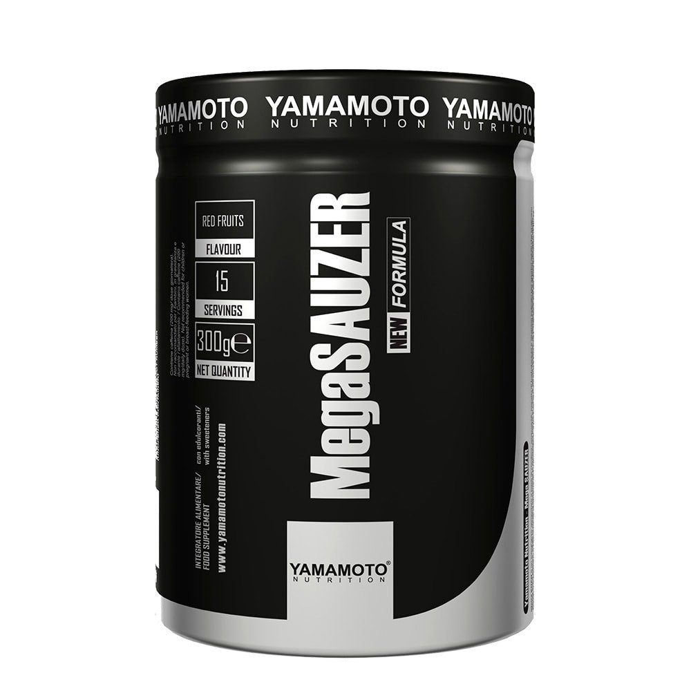 Yamamoto Nutrition Yamamoto Nutrition Mega SAUZER 300g / 15 servings,  ml, Yamamoto Nutrition. Pre Entreno. Energy & Endurance 