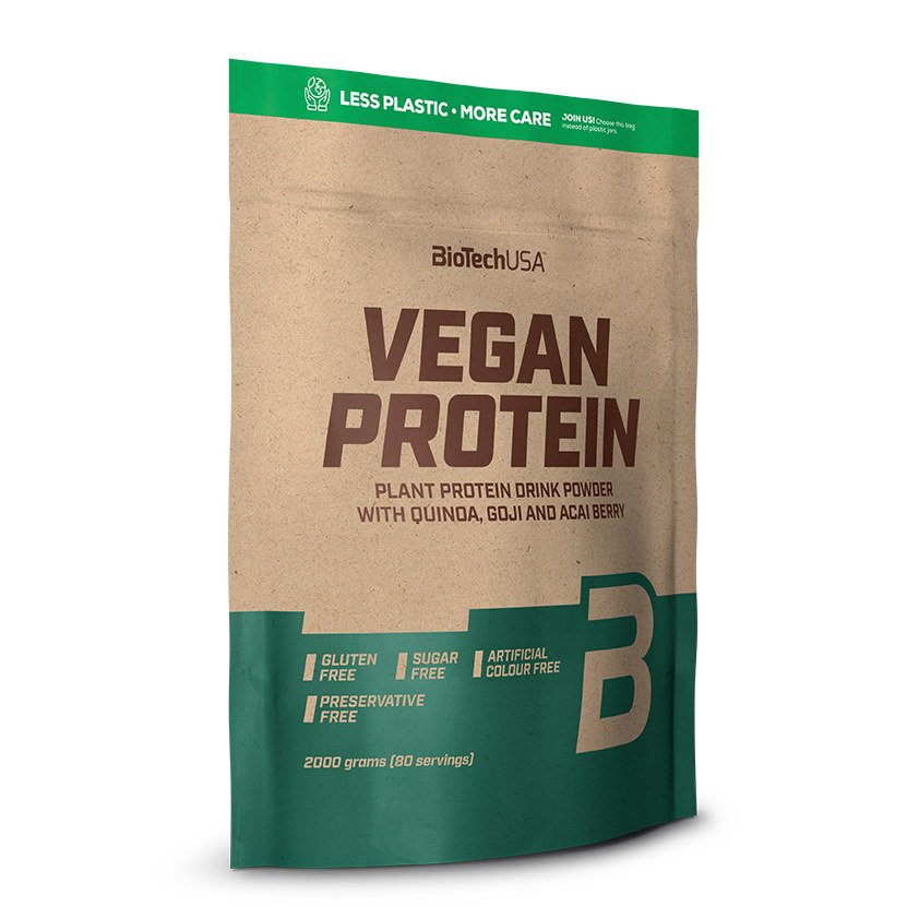 Протеин BioTech Vegan Protein, 2 кг Шоколад-корица,  мл, BioTech. Протеин. Набор массы Восстановление Антикатаболические свойства 