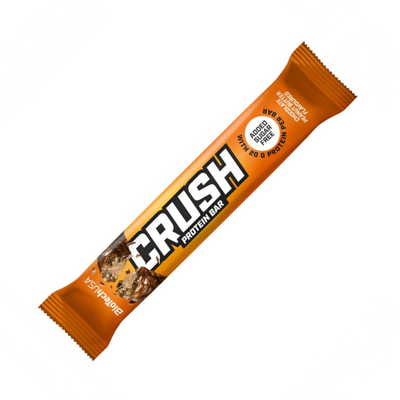 Батончик BioTech Crush Bar, 64 грамм Шоколад-арахисовое масло,  ml, BioTech. Bar. 