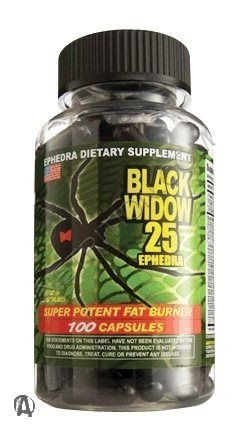 Black Spider 100 caps,  ml, Cloma Pharma. Fat Burner. Weight Loss Fat burning 