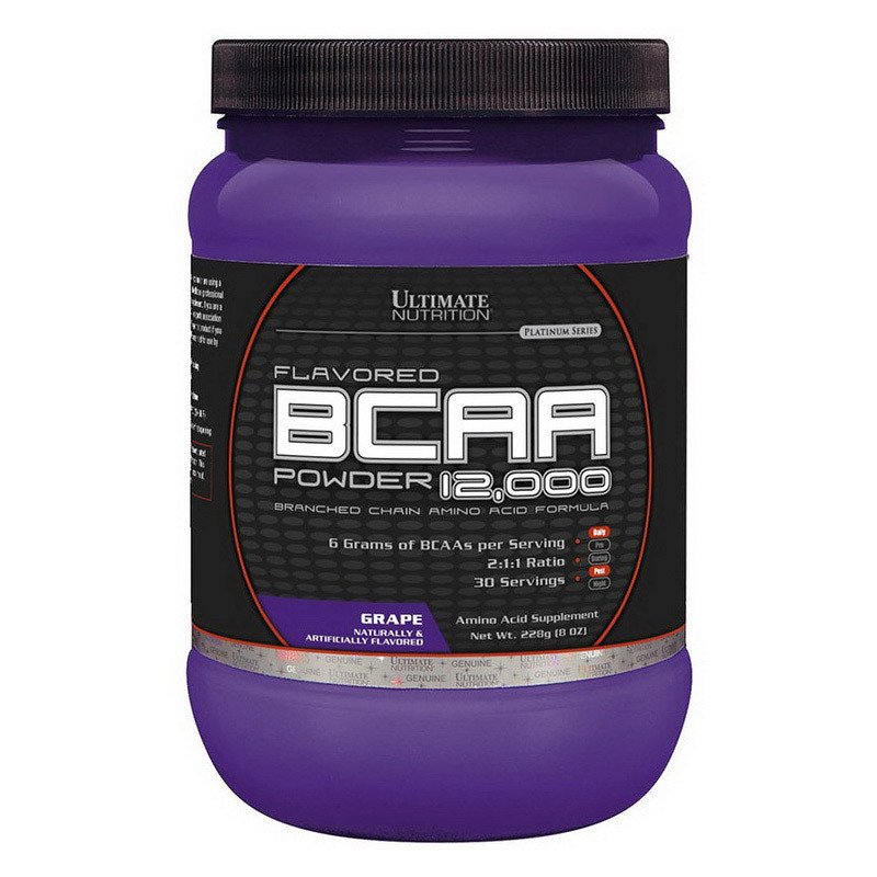 Ultimate Nutrition БЦАА Ultimate Nutrition BCAA 12,000 (228 г) ультимейт нутришн blue raspberry, , 0.228 