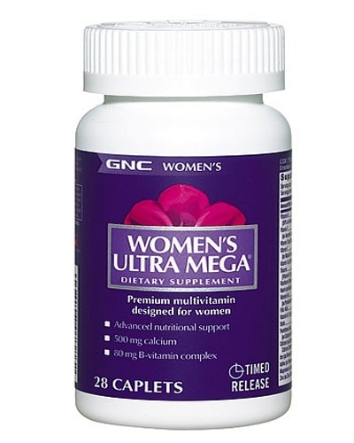 Women's Ultra Mega, 28 pcs, GNC. Vitamin Mineral Complex. General Health Immunity enhancement 