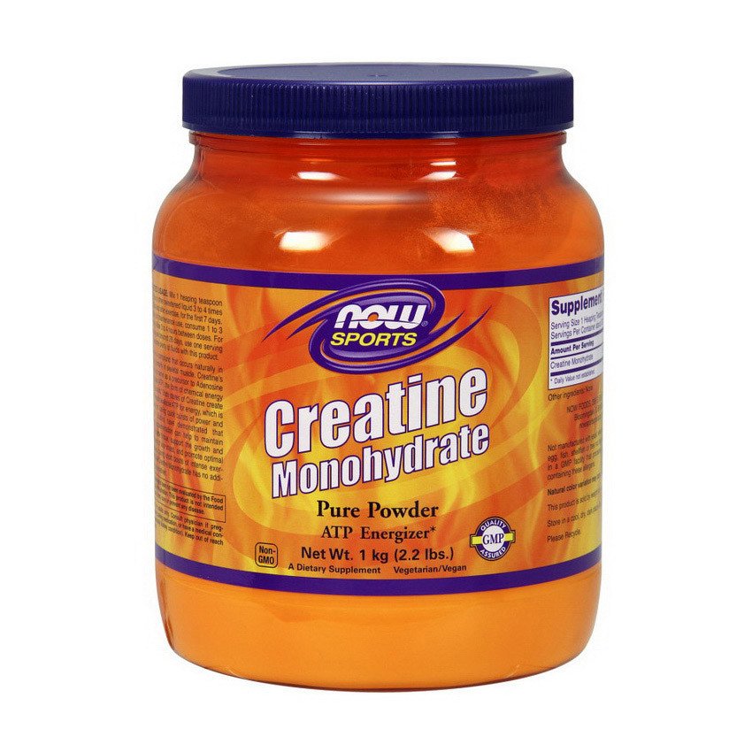 Now Креатин моногидрат Now Foods Creatine Monohydrate (1 кг) нау фудс unflavored, , 1 