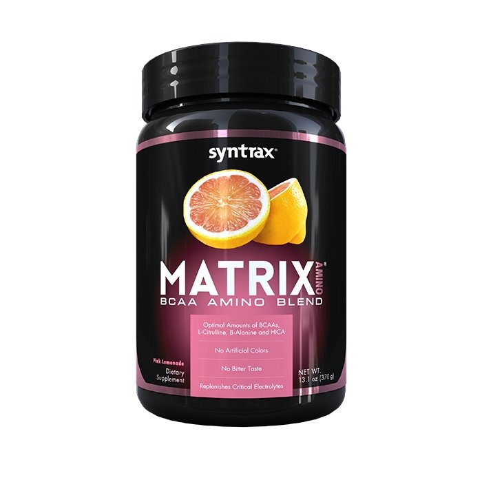 Syntrax Аминокислота Syntrax Matrix Amino, 370 грамм Розовый лимонад, , 370  грамм