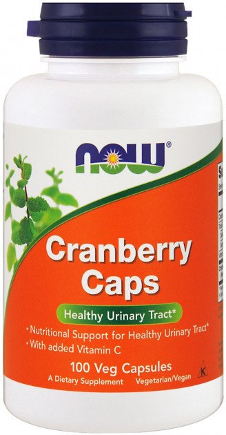 Екстракт журавлини NOW Foods Cranberry Caps 100 Vcaps,  мл, Now. Спец препараты. 