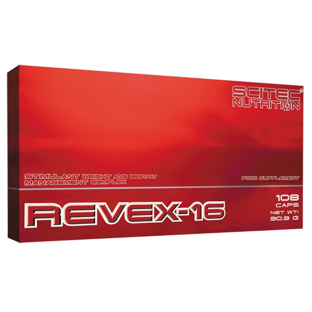 Жиросжигатель Scitec Revex-16, 108 капсул,  ml, Scitec Nutrition. Quemador de grasa. Weight Loss Fat burning 