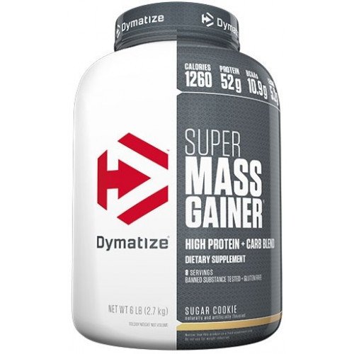 Super Mass Gainer Dymatize Nutrition Высококалорийный гейнер, 2722 g,  мл, Dymatize Nutrition. Гейнер. Набор массы Энергия и выносливость Восстановление 