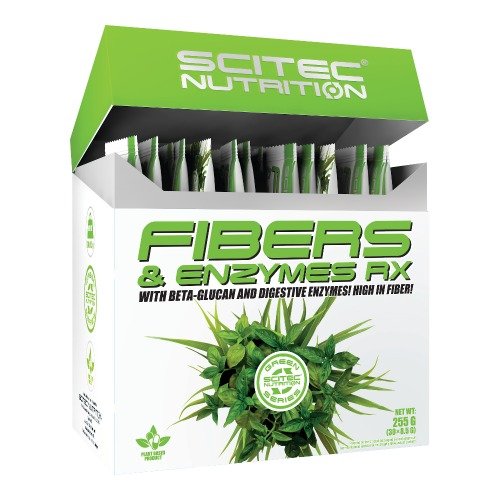 Fibers & Enzymes RX, 30 шт, Scitec Nutrition. Клетчатка. Поддержание здоровья Замедление усвоение углеводов Здоровое пищеварение 