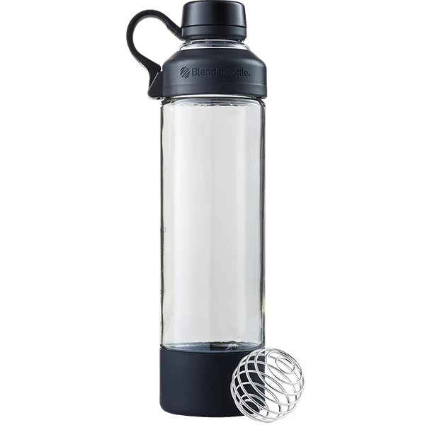 Бутылка BlenderBottle Mantra Glass, 600 мл, Black,  ml, BlenderBottle. Flask. 