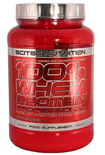 Scitec 100% Whey Protein Professional 920 г Кокос,  мл, Scitec Nutrition. Сывороточный концентрат. Набор массы Восстановление Антикатаболические свойства 