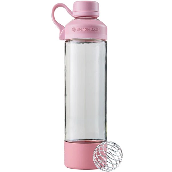 Бутылка BlenderBottle Mantra Glass, 600 мл, Pink,  мл, BlenderBottle. Фляга. 