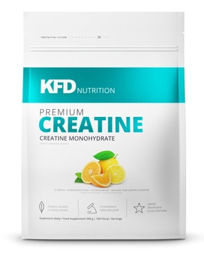 Premium Creatine, 500 г, KFD Nutrition. Креатин моногидрат. Набор массы Энергия и выносливость Увеличение силы 
