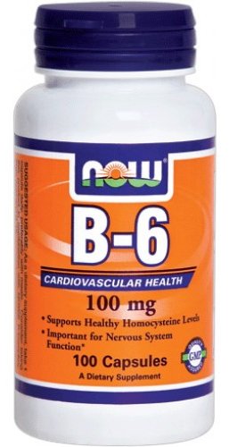 B-6, 100 шт, Now. Витамин B. Поддержание здоровья 