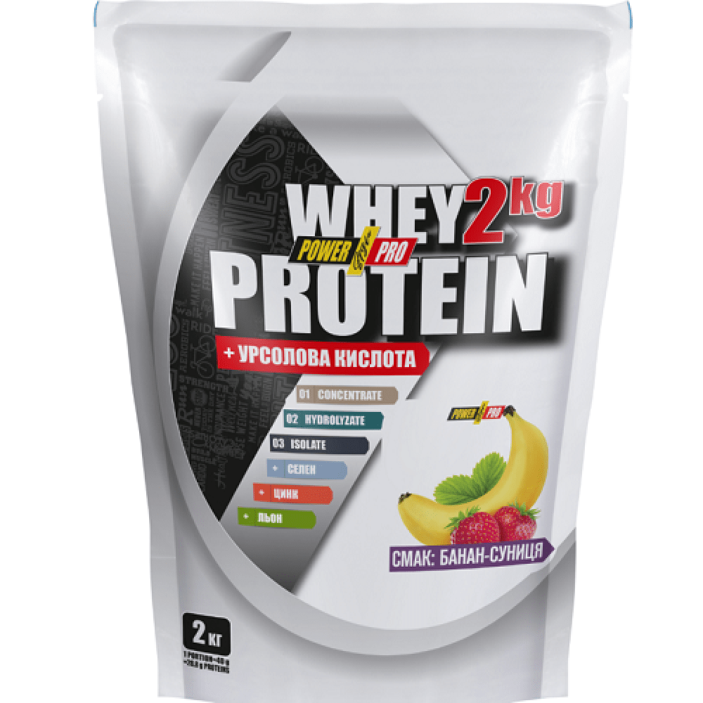 Power Pro Whey protein Power Pro 2000 g Банан-Суниця, , 2000 г