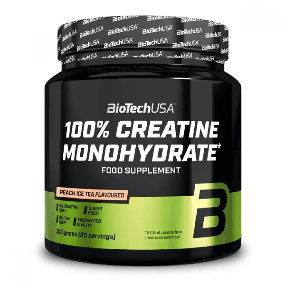 BioTech Креатин Biotech 100% Creatine Monohydrate 300 g Ice tea-peach, , 