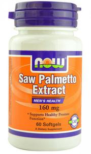 Saw Palmetto Extract 160 mg, 160 pcs, Now. Special supplements. 