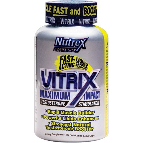 Vitrix, 180 piezas, Nutrex Research. Tribulus. General Health Libido enhancing Testosterone enhancement Anabolic properties 