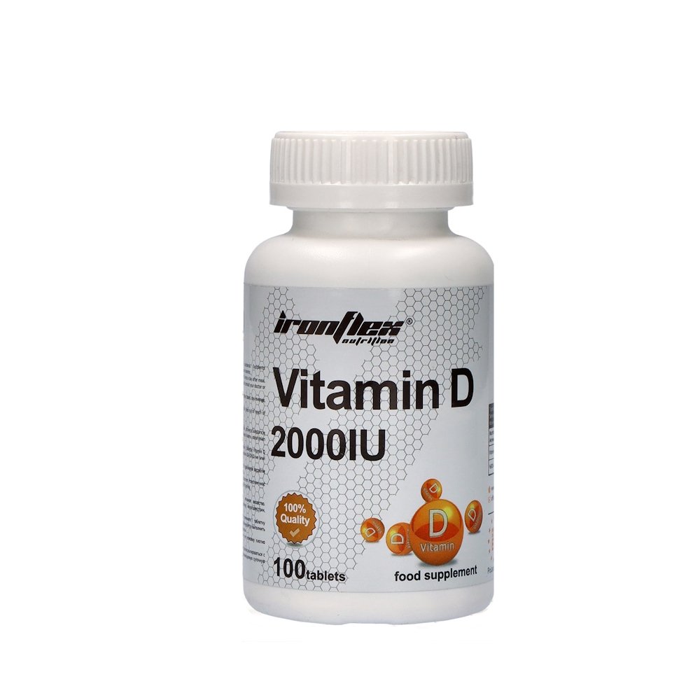 IronFlex Витамины и минералы IronFlex Vitamin D3 2000, 100 таблеток, , 