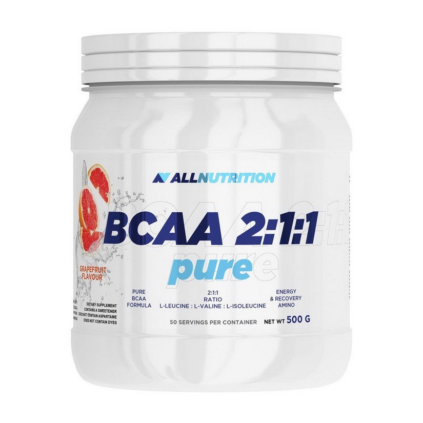 БЦАА AllNutrition BCAA 2:1:1 (500 г) алл нутришн apple,  мл, AllNutrition. BCAA. Снижение веса Восстановление Антикатаболические свойства Сухая мышечная масса 
