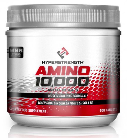 Hyper Strength Amino 10.000, 500 шт, Inner Armour. Аминокислотные комплексы. 