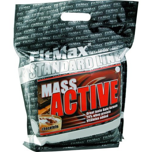 Гейнер FitMax Mass Active, 5 кг Шоколад,  мл, FitMax. Гейнер. Набор массы Энергия и выносливость Восстановление 