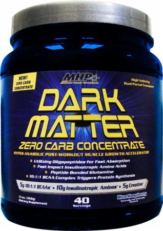 Dark Matter Zero Carb Concentrate, 368 g, MHP. Post Entreno. recuperación 