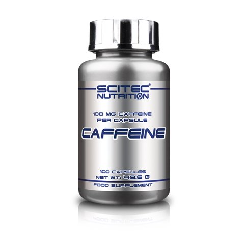 Предтренировочный комплекс Scitec Caffeine, 100 капсул,  ml, AllNutrition. Pre Entreno. Energy & Endurance 