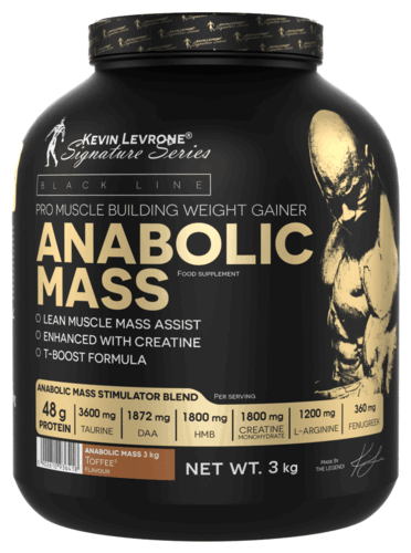 Anabolic Mass, 3000 g, Kevin Levrone. Gainer. Mass Gain Energy & Endurance recovery 