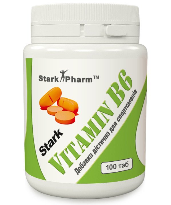 Vitamin B6 Stark Pharm 100 таб (07/20),  мл, Stark Pharm. Витамин B. Поддержание здоровья 