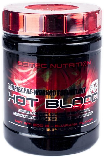 Scitec Hot Blood 3.0 300 г Красный апельсин,  ml, Scitec Nutrition. Pre Entreno. Energy & Endurance 